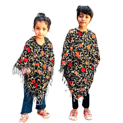 poncho for baby girl woolen poncho for baby girl poncho for kids poncho for 10 year old woolen shrug for baby girl