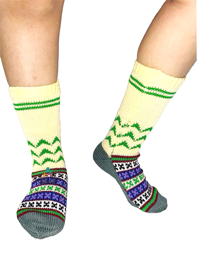 knitted socks design