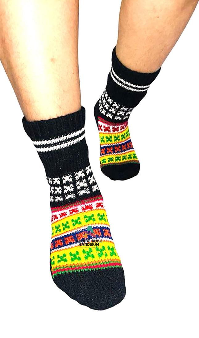 knitted socks design