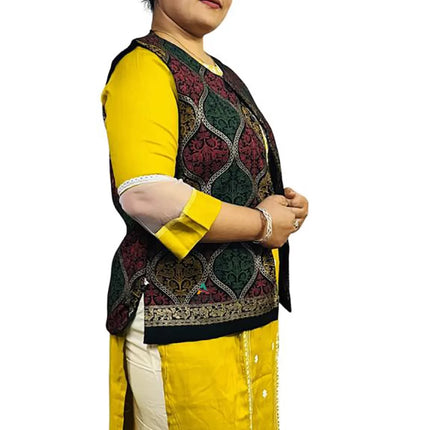 Rampuri kullu nehru jacket Nehru jacket women nehru jacket for girls Rampuri kullu nehru jacket