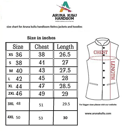 kullu jacket sizes kullu hoodie sizes