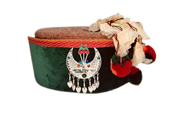 himachali topi uttarakhand topi himachali kalgi topi silver kalgi price himachali topi with silver