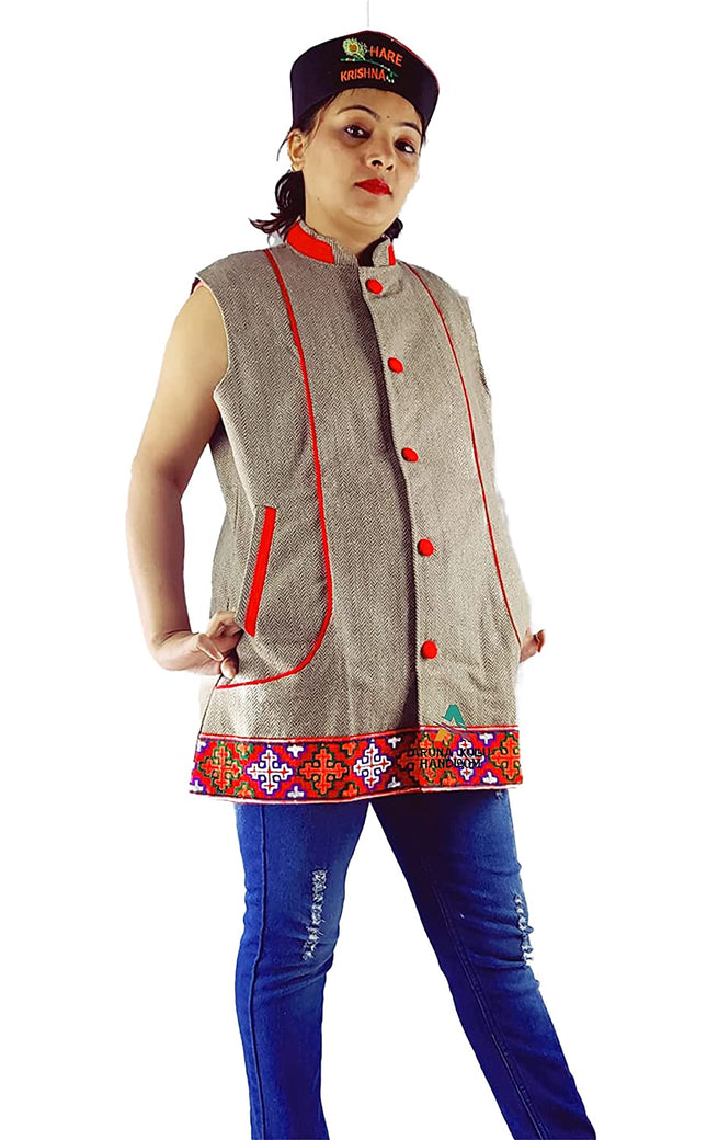 handmade woolen jacket for ladies