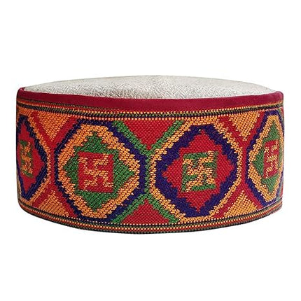 SWASTIK PATTERN himachali kullu topi cap