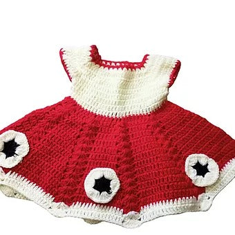 woolen baby FROCK  0- 12 months