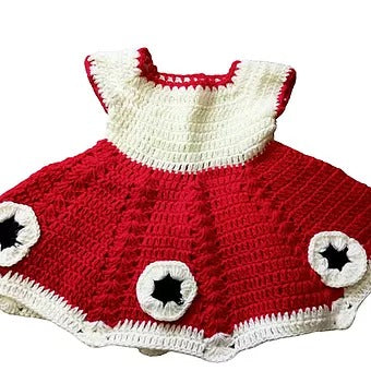 woolen baby FROCK  0- 12 months