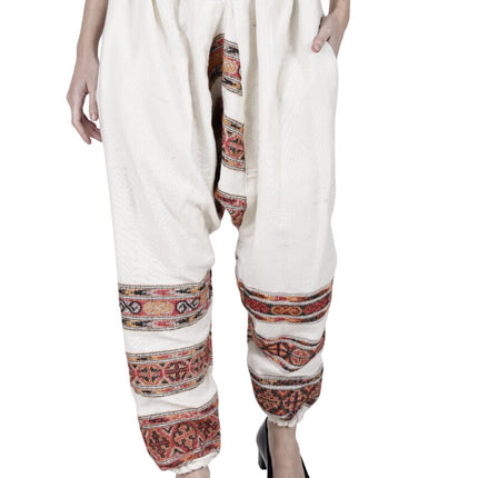 These woolen pajamas made with kullu shawls also called hippie pajama for men women pyjamas for ladies online India buy