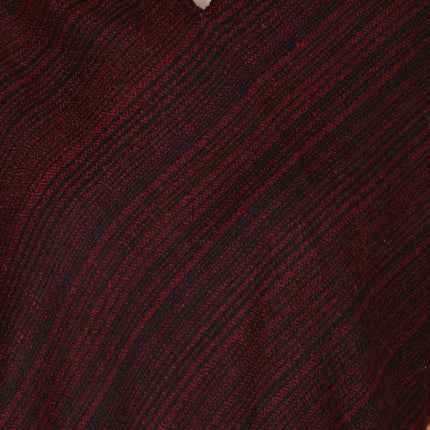 kullu shawl woolen poncho with hood for maroon