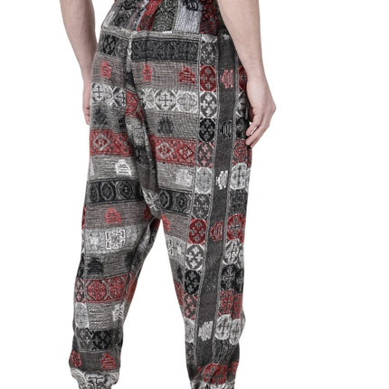 Pajama for men loose yoga chess design