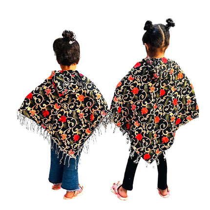 poncho for baby girl woolen poncho for baby girl poncho for kids poncho for 10 year old woolen shrug for baby girl