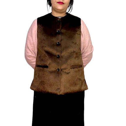 Rampuri Nehru jacket FOR LIGHT WINTER AND PARTY WEAR BROWN