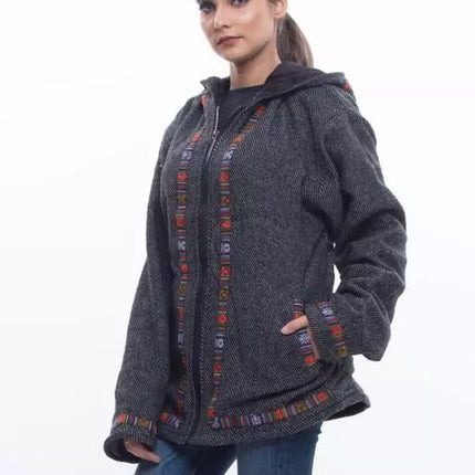 Dress to wear in Manali manali sweaters online shopping himachali woolen coat kullu jacket for ladies with hood himachal products hoodie for women himachal handicrafts manali shopping online manali sweaters online