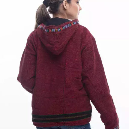 Pahadi hoodie Pahari Uttarakhand woolen hoodie for girls pahadi hoodie online shopping